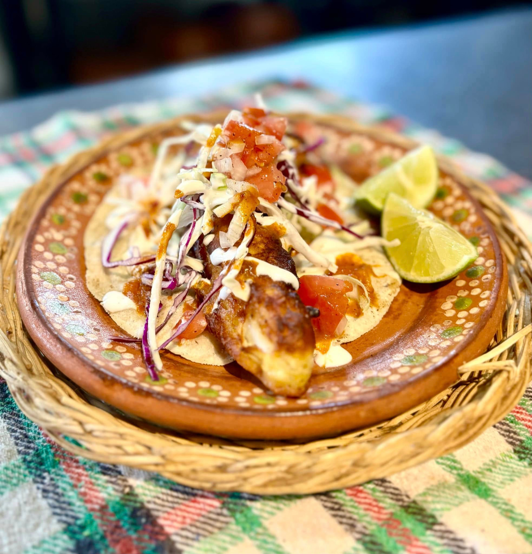Taco preparado al momento